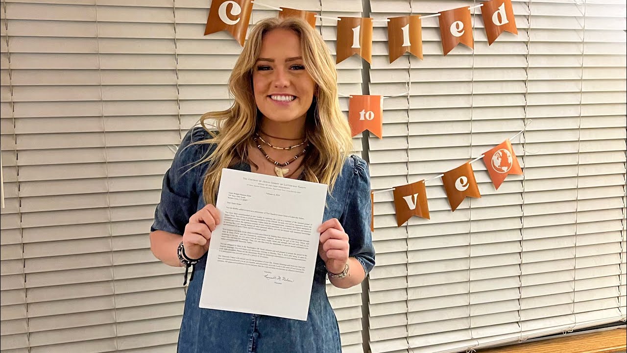 Bridget’s LDS Mission Call Opening