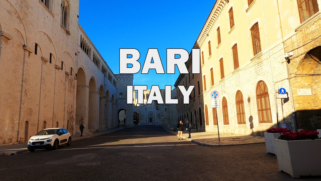 Bari, Italy - Driving Tour 4K