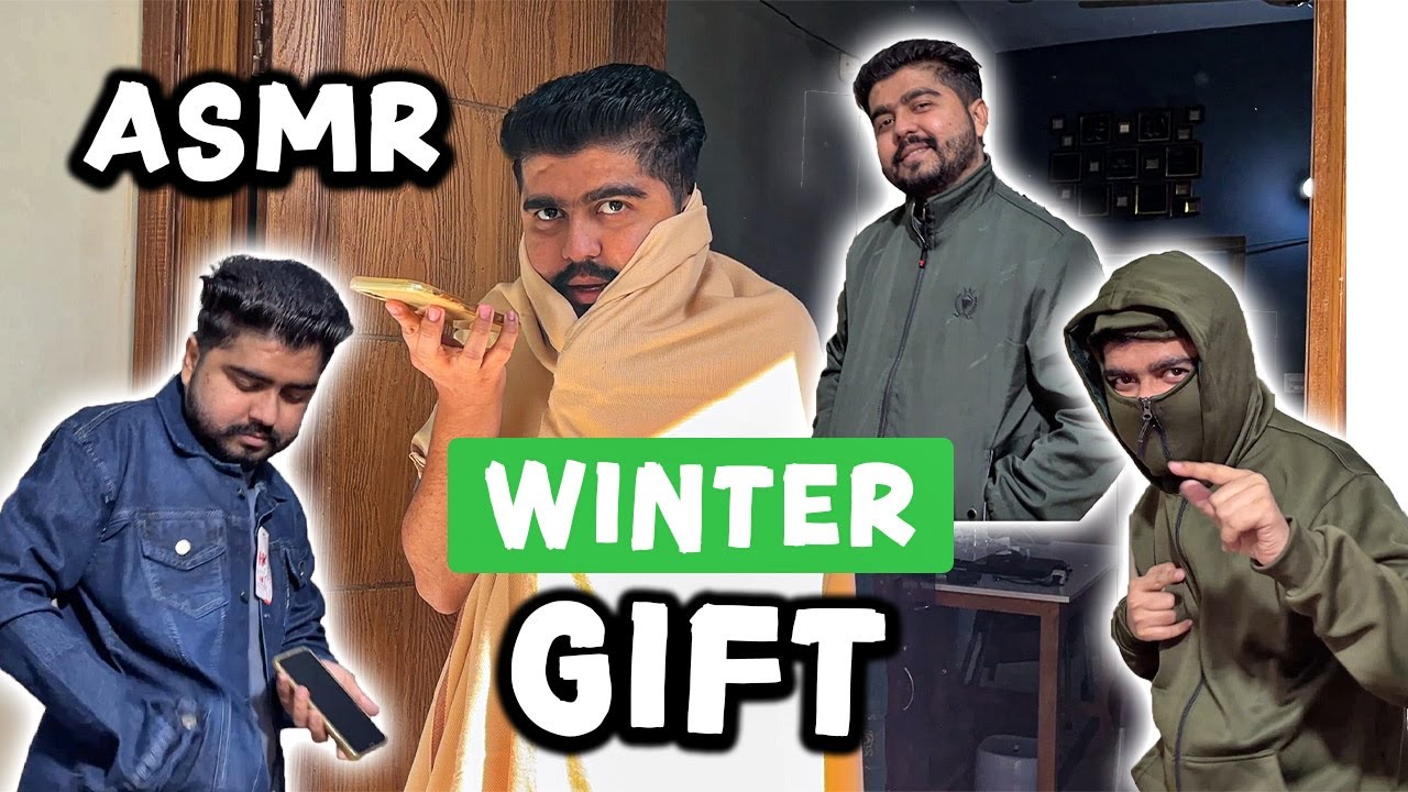 ASMR My Wife Give Me Winter Gifts 🎁 whispering for sleep
