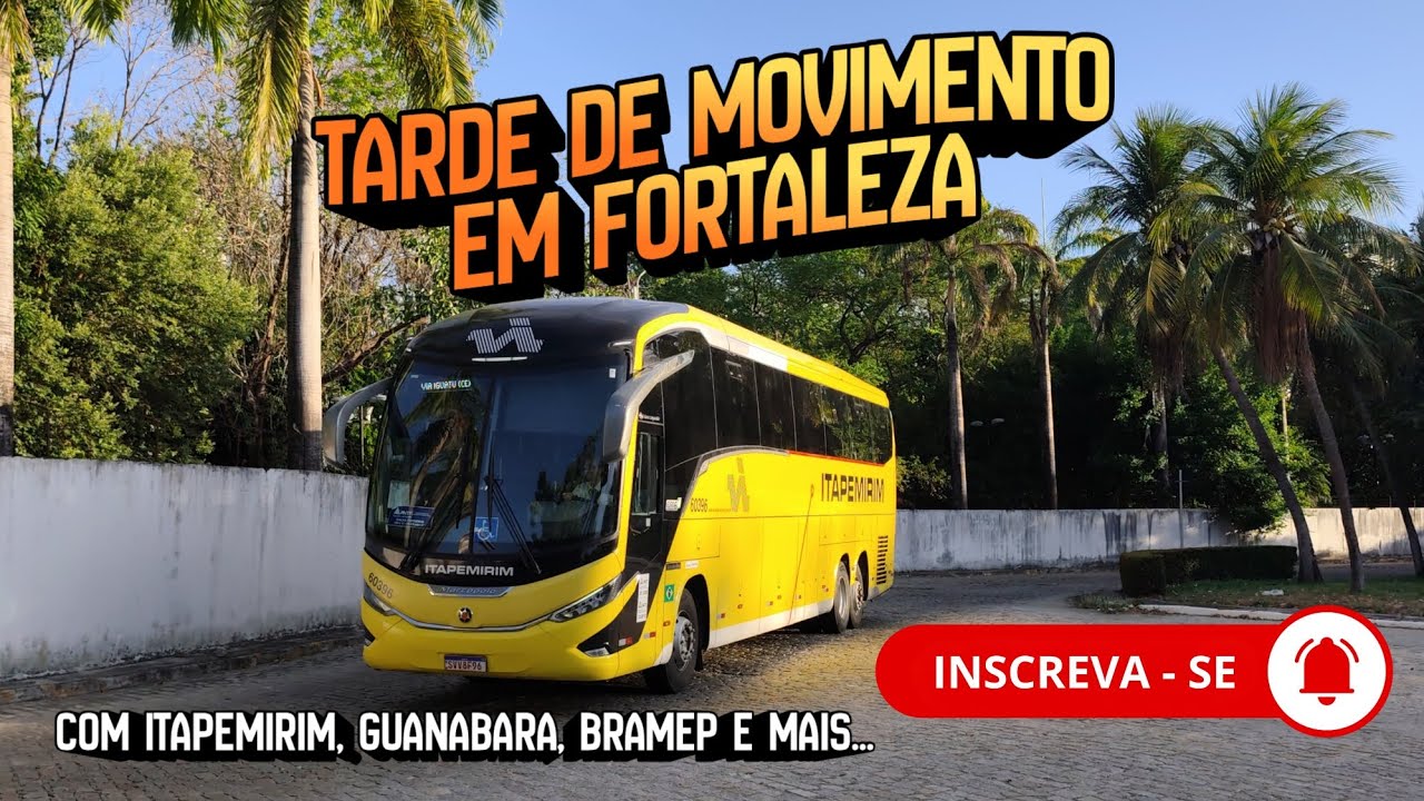 FINAL DE TARDE MOVIMENTADA NA RODOVIÁRIA ENG. JOÃO THOMÉ EM FORTALEZA. #onibus  #bus #busologia