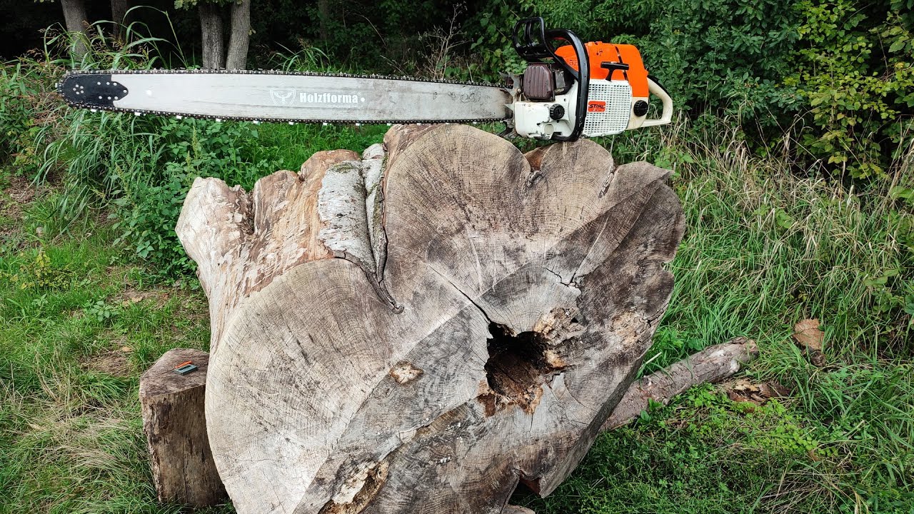 Stihl 084 big bar .404 chain - Huge beech