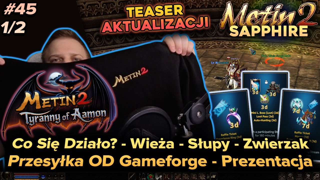 Sabal - Metin2 - Sapphire - Teaser nowej aktualizacji + przecieki? oraz przesyłka od GF - Dz.45 Cz.1