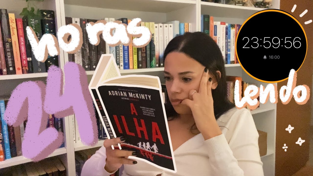 24 HORAS LENDO | VLOG DE LEITURA 💗