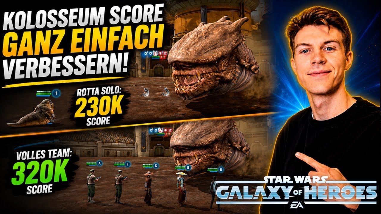 Kolosseum Score um 100k Punkte verbessern! Rotta + Volles Team Guide im Kolosseum