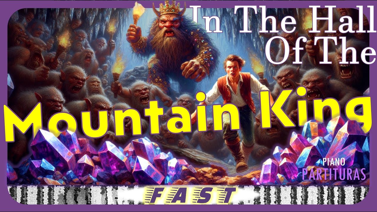 In the Hall of the Mountain King (versión rápida) | Edvard Grieg 🎹 Musihacks - Piano Partituras
