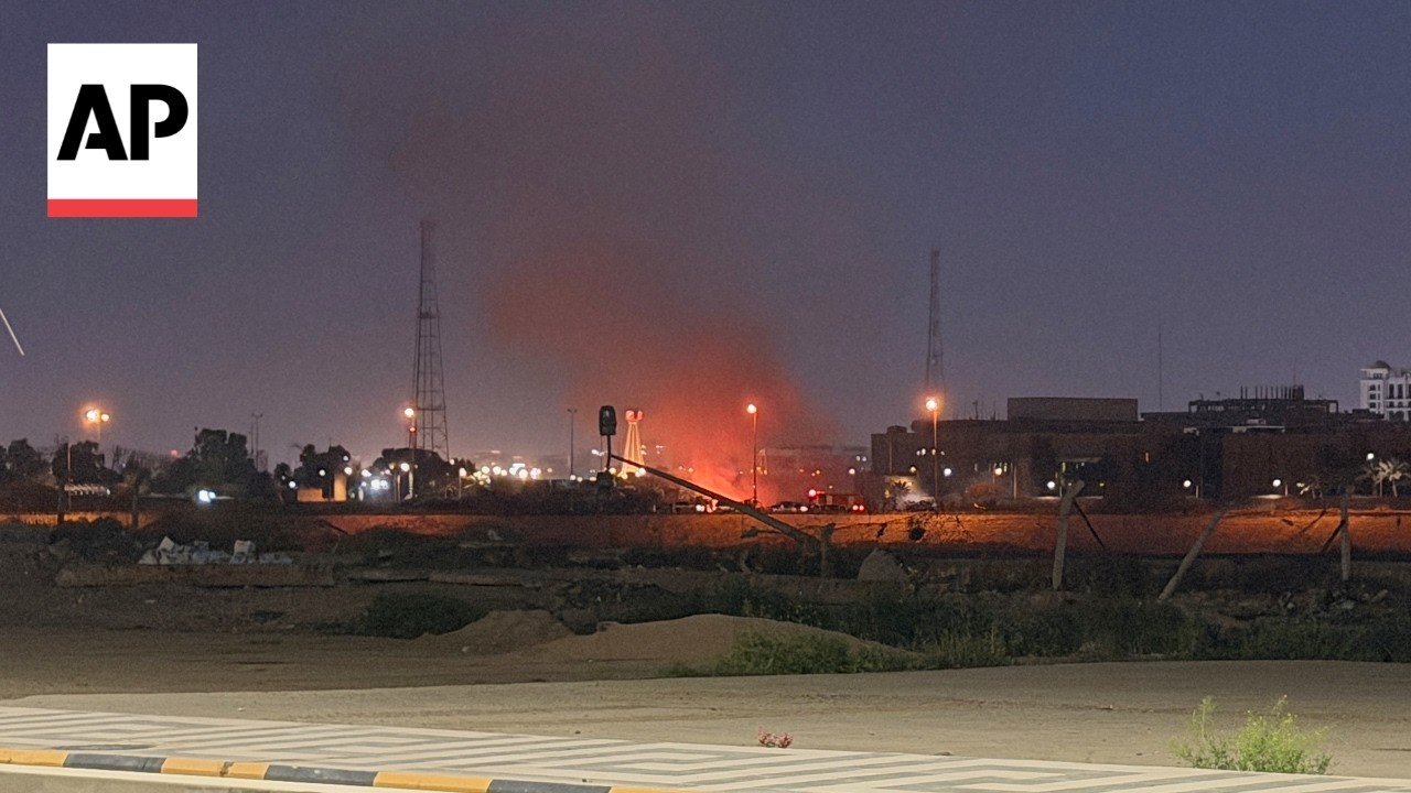 Drone crashes inside the US Embassy compound in Baghdad, Iraq