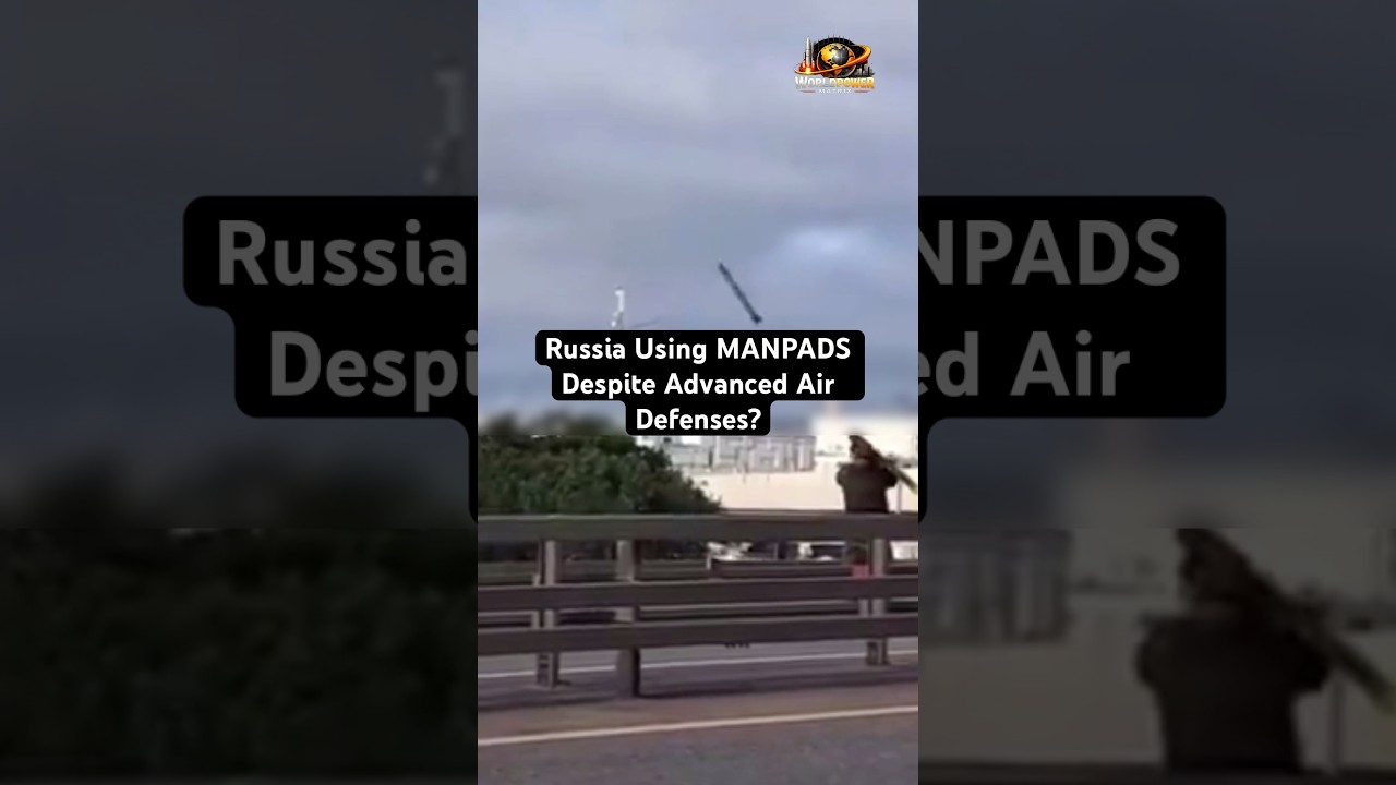 Russia Using MANPADS Despite Advanced Air Defenses? #shorts #defencenews #russia #fighterjet