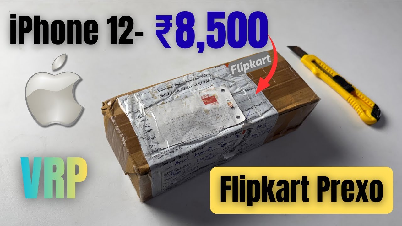 iPhone 12 at ₹8,500 Only II Flipkart Prexo order II Unboxing &  Realty Check🙂