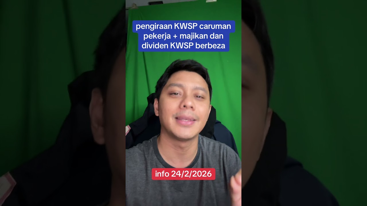 pengiraan dividen dan caruman majikan + pekerja KWSP tak sama