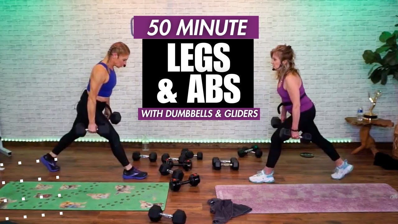 50 Minute - LEGS and ABS Workout Routine For All levels