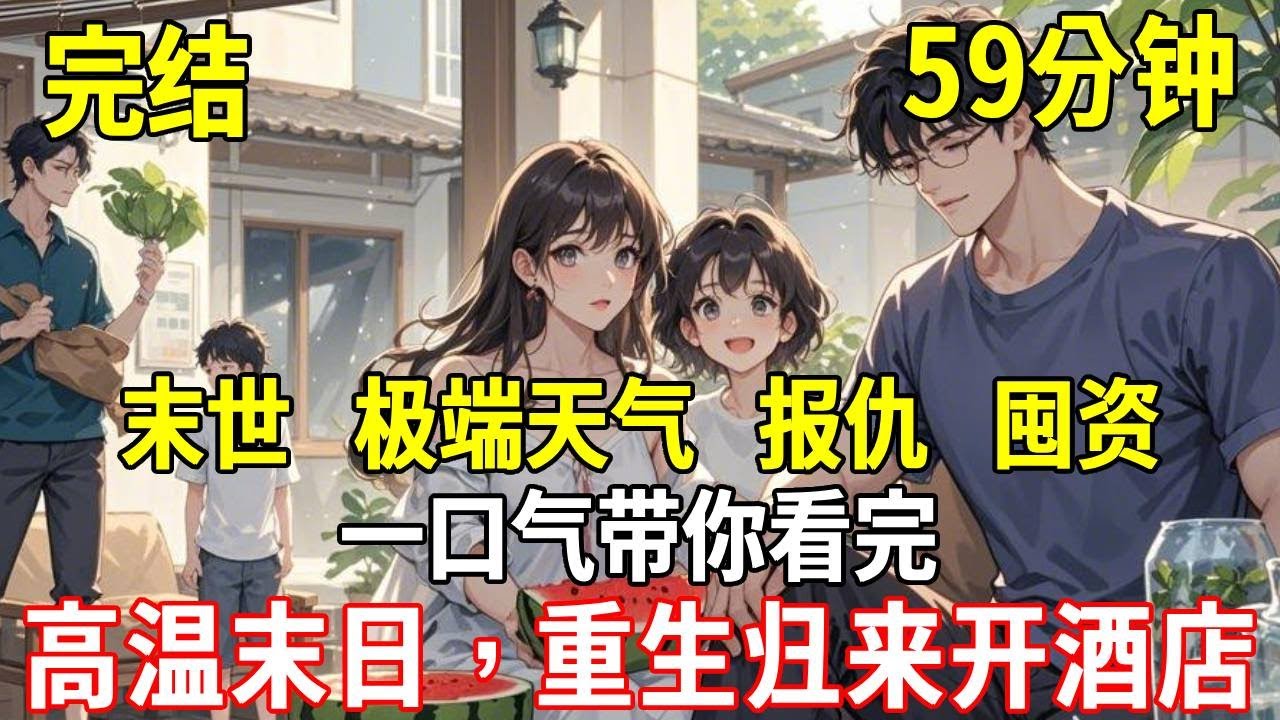 末日高溫，我媽帶著她的新老公和繼子媳婦搬進我家，我和老公被趕出門活活熱死，再睜眼，我發現自己綁定了一個酒店，溫度宜人物資無限量供應，這一次，我要坐在空調房裡，吃著冰西瓜，讓我一家子嚐嚐我前世的痛