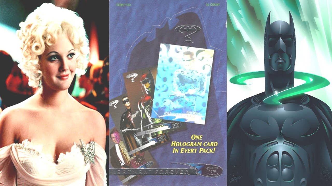 FLEER ULTRA BATMAN FOREVER trading card box opening
