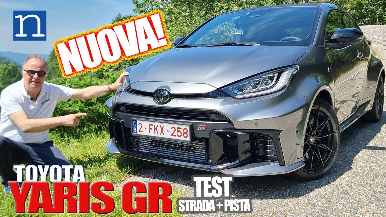 Toyota YARIS GR 2025 alla FRUSTA in PISTA → NUOVA motore, assetto, abitacolo, cambio e trasmissione