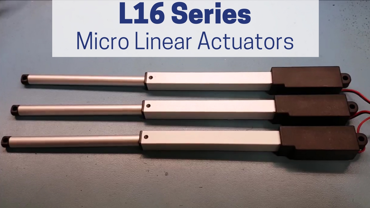 L16 Micro Linear Actuator Speed and Power