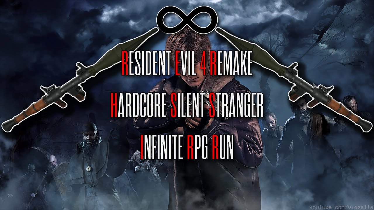 Resident Evil 4 Hardcore! Infinite Rocket Launcher Run! :D