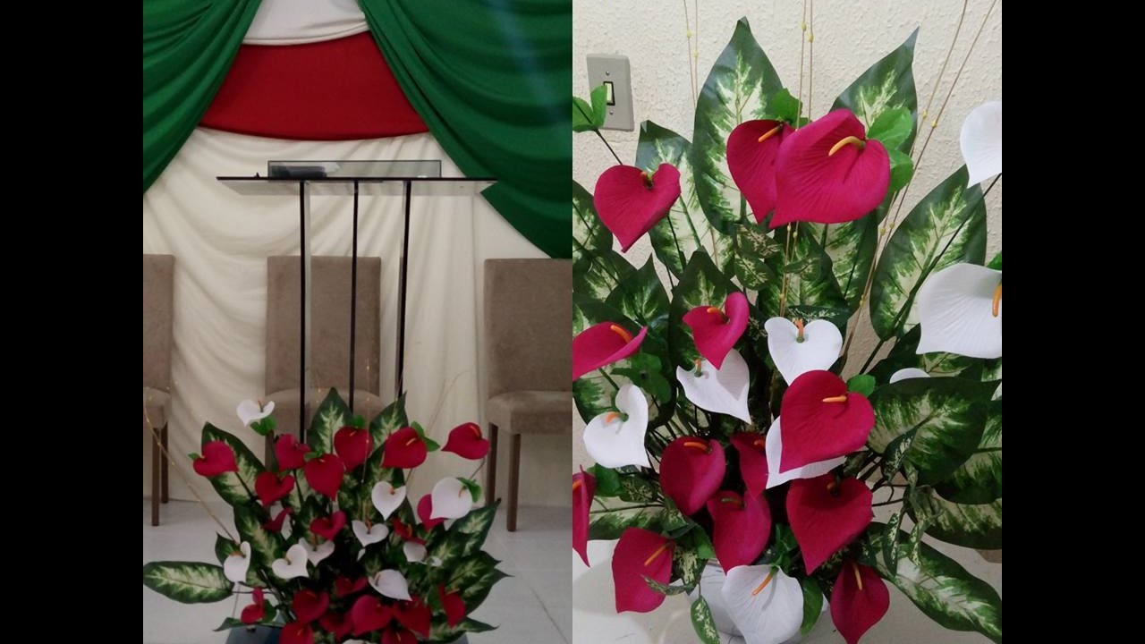 Como fazer arranjo pra igreja 02