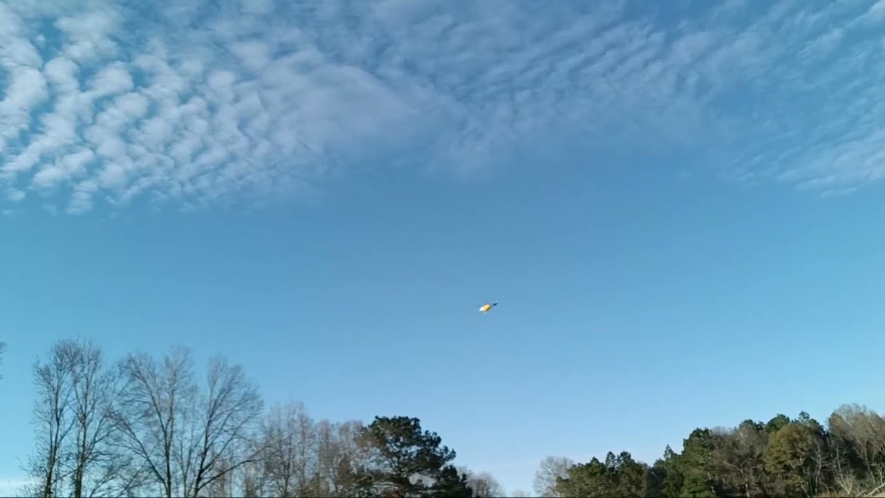 Flight  fright.  Maiden  flight of  412 bell.