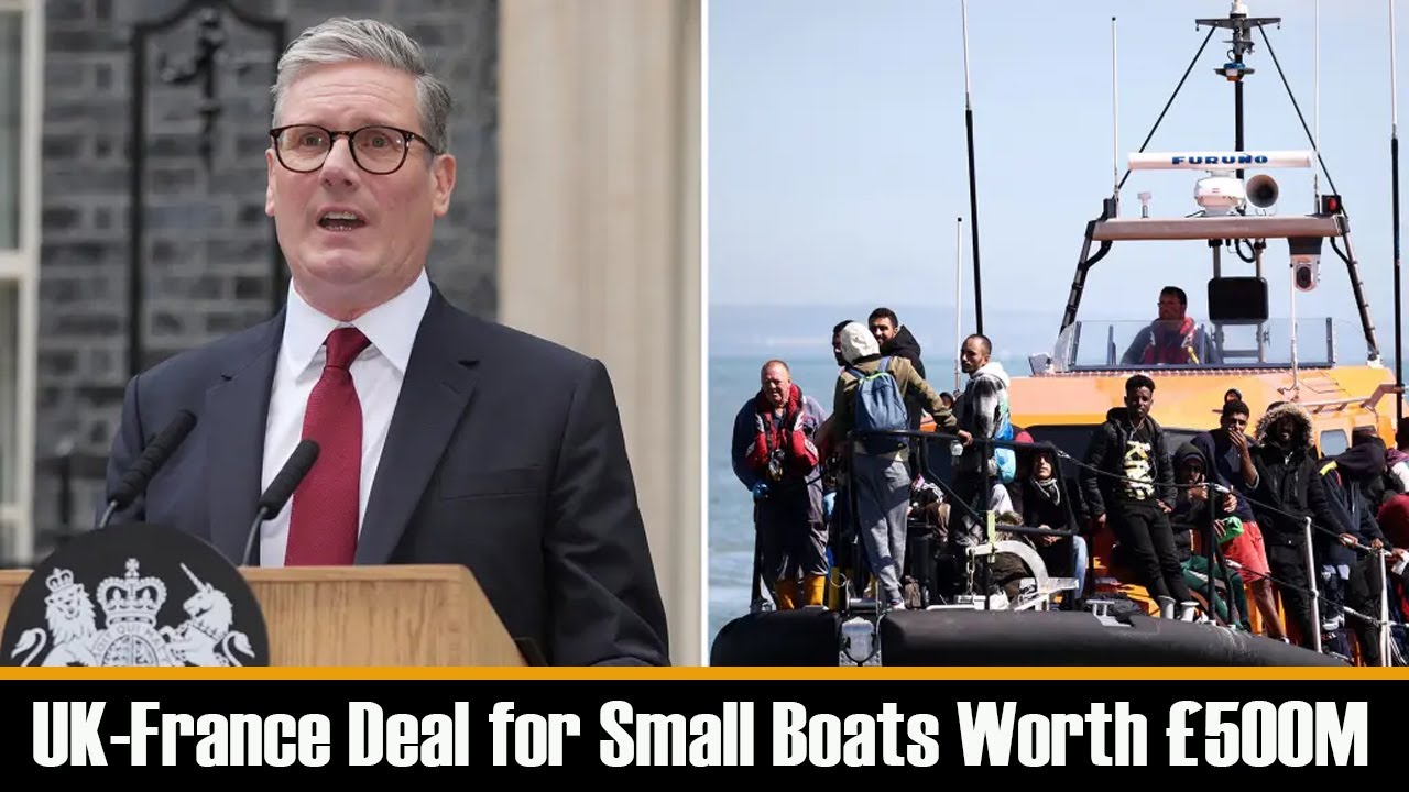 UK's £500m small boat deal with France 'under review' after Rwanda plan scrapped