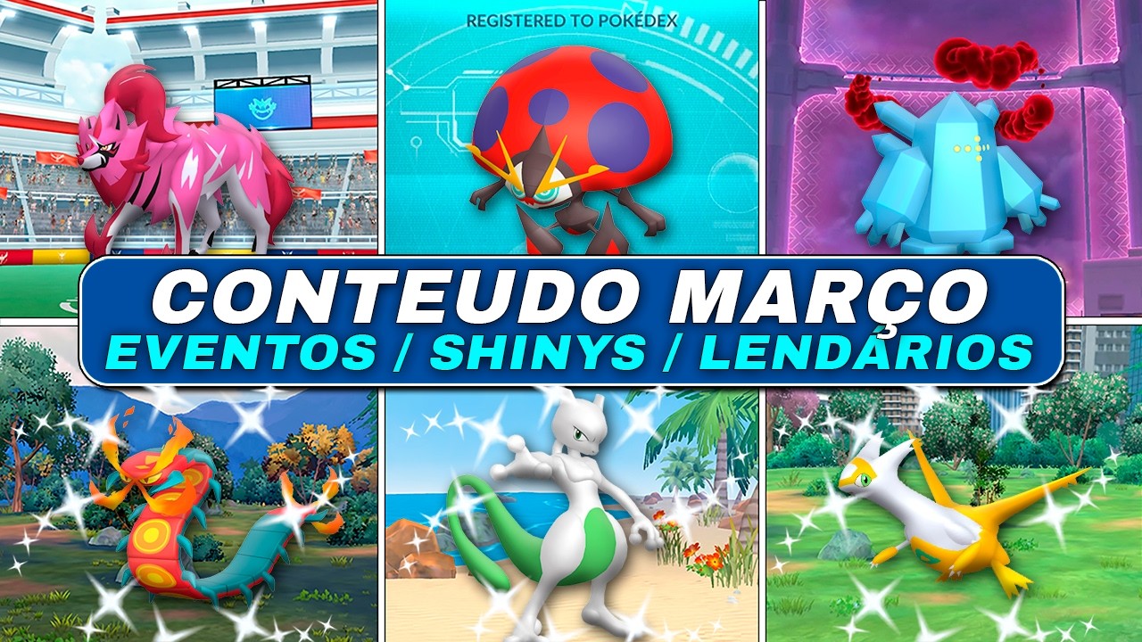 MEWTWO GRATIS! Eventos INCRIVEIS e Lendários Importantes! Março está INSANO no Pokemon GO Guia