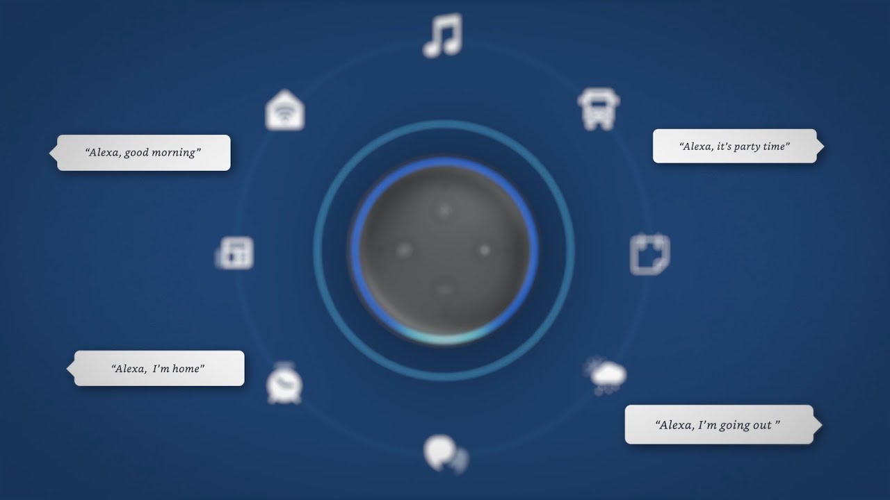 Setting up routines with Alexa