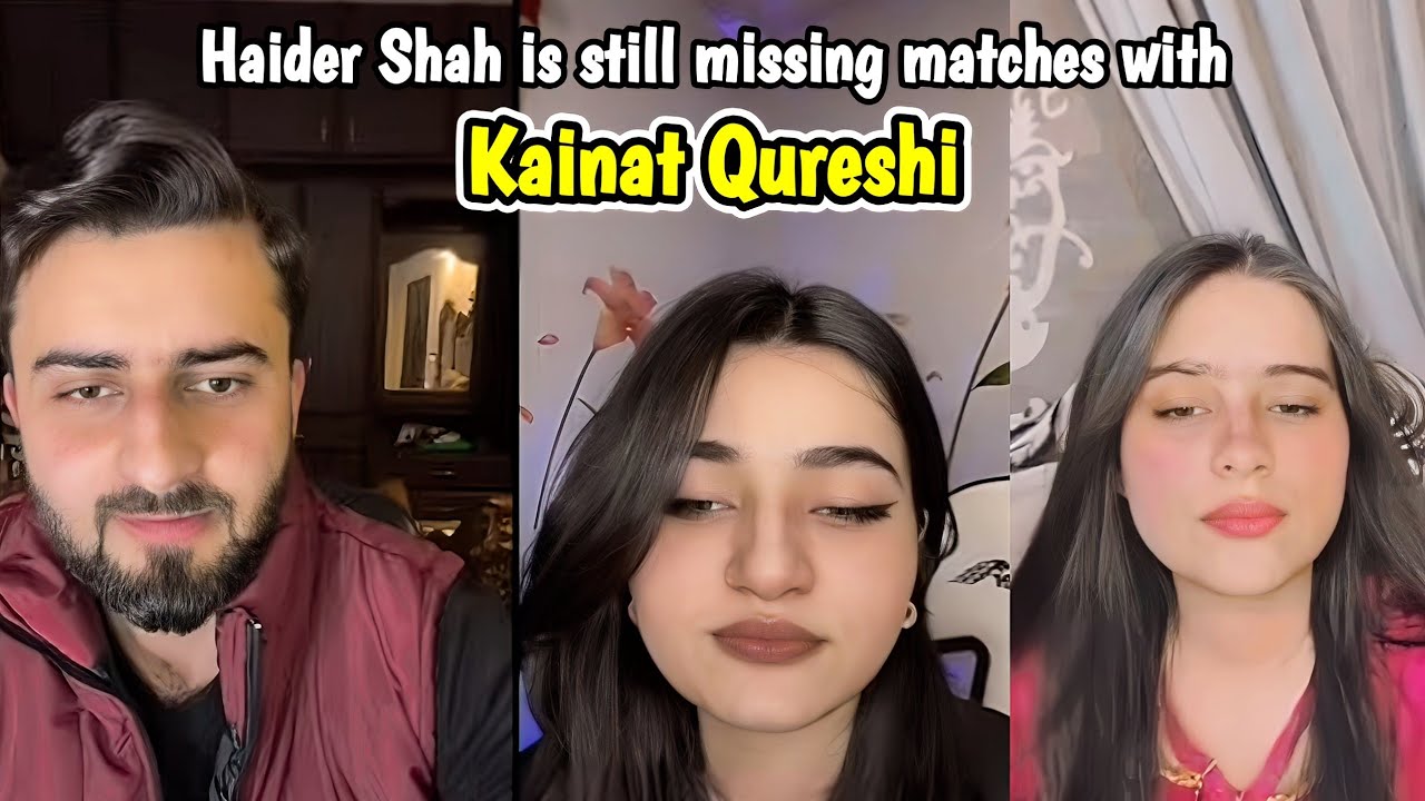 Haider Shah is still missing matches with Kainat Qureshi 🥰 | Live with Haider & Kainat 