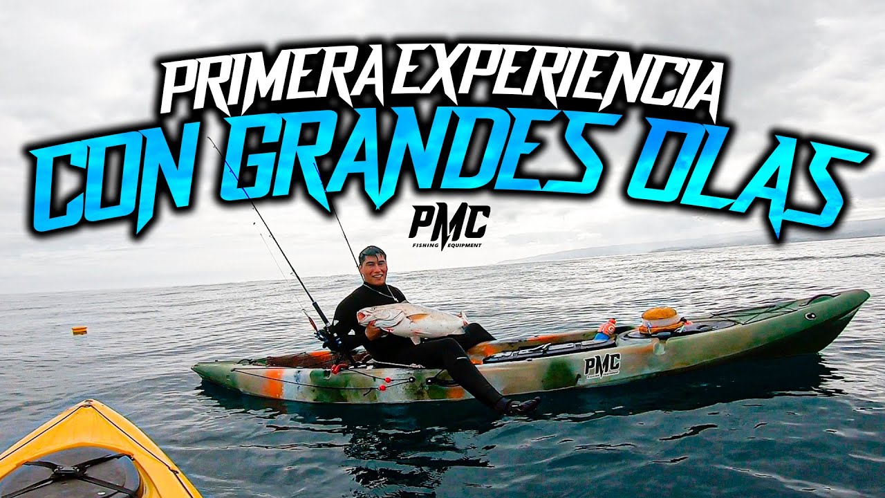 MI PRIMERA EXPERIENCIA PESCANDO CON GRANDES OLAS !!