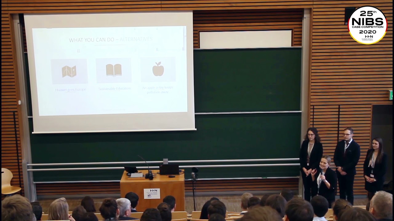 2020 NIBS Case Competition Final Presentation - Heilbronn University of Applied Sciences (Runner-up)