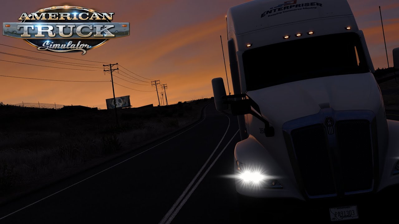 American Truck Simulator (1.58) | Sluggish drive from Great Falls (MT) to Idaho Falls (ID)