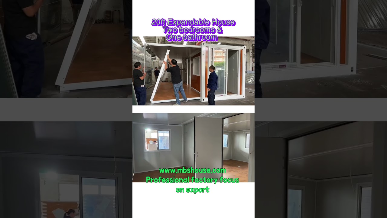 20ft Foldable and Expandable Container House Modular Home