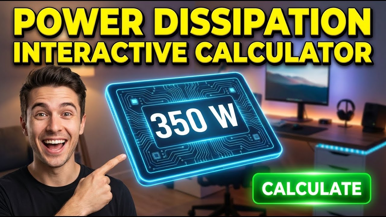 Калькулятор рассеиваемой мощности — как им пользоваться | Инженерный инструмент