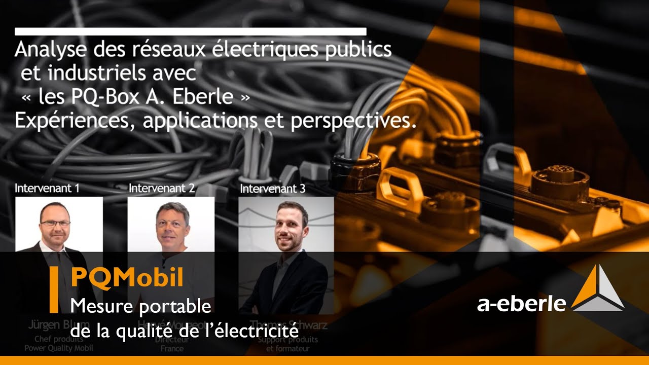 PQMobil | Mesure portable de la qualité de l'électricité | A. Eberle