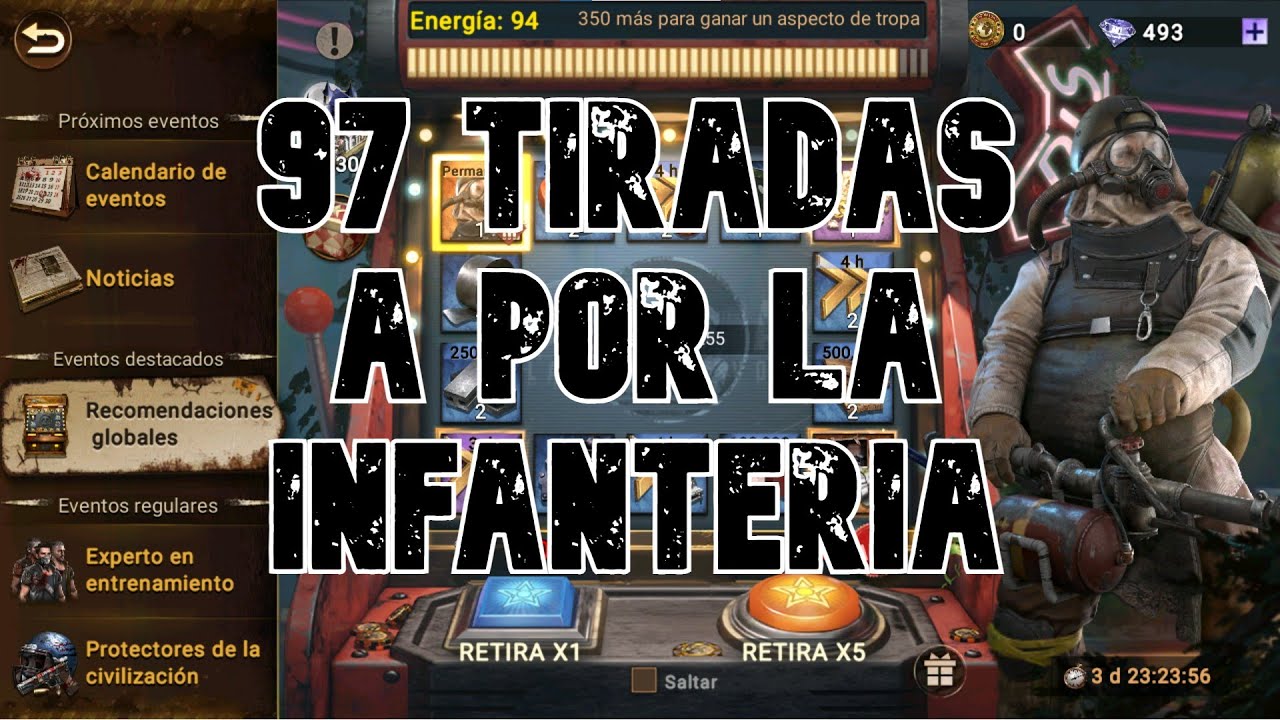 Ruleta de skin de infanteria DoomsDay Last Survivor