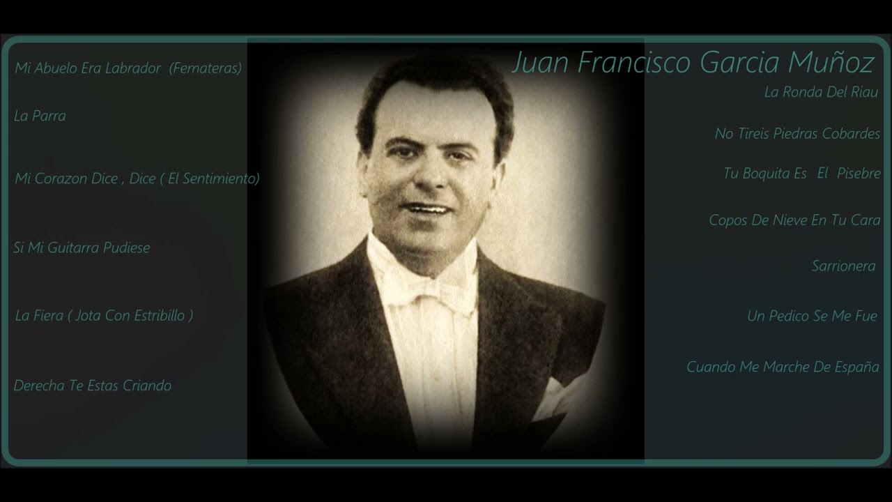 Juan  Francisco Garcia Muñoz   . Jotas  Aragonesas .