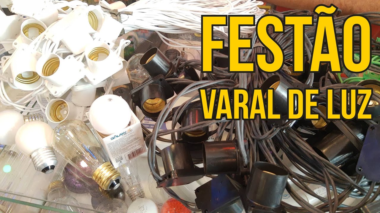 FESTÃO DE LUZ ( varal de LUZ )