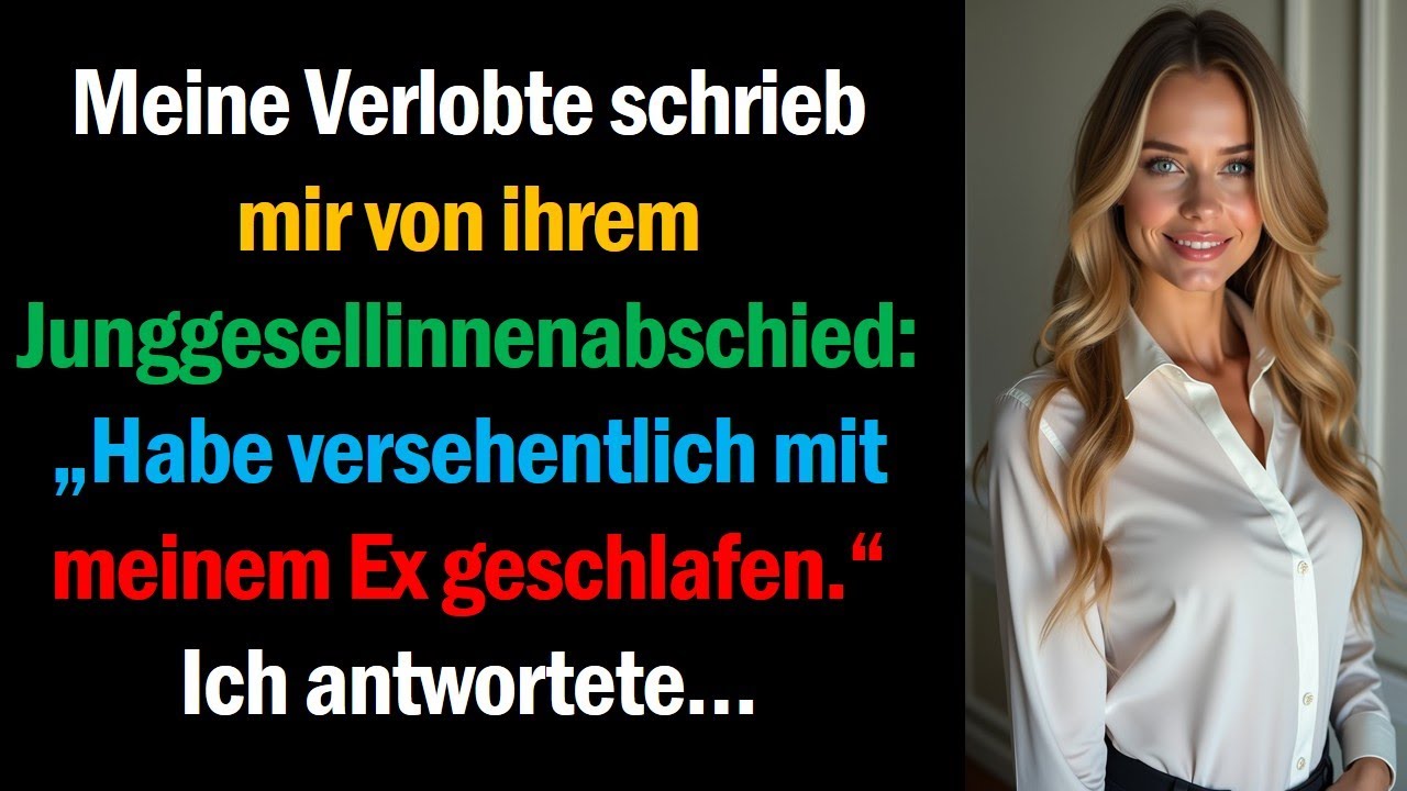Meine Verlobte schrieb mir von ihrem Junggesellinnenabschied: „Habe versehentlich mit meinem