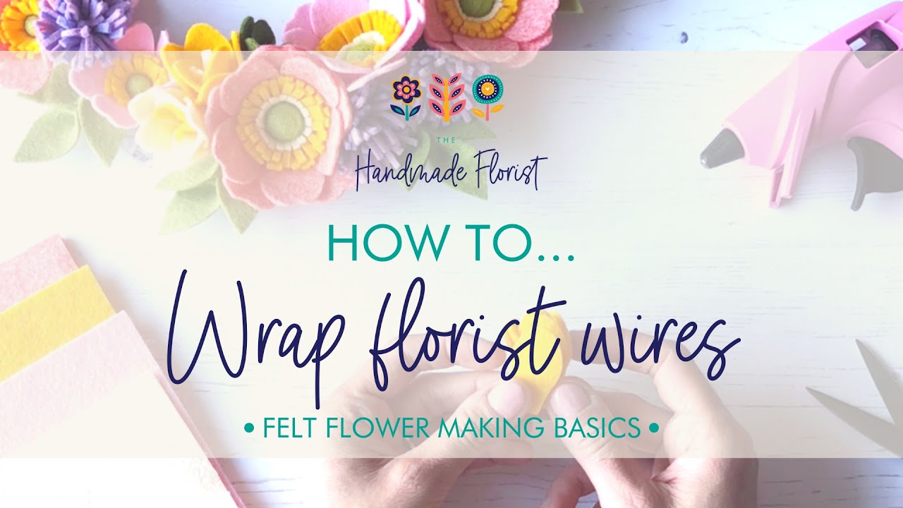 How to wrap florist wire with florist tape
