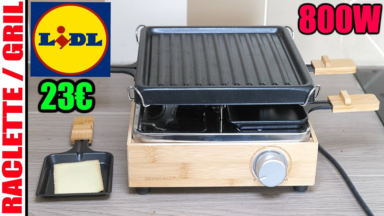 LIDL SILVERCREST SRGB 800 A1 гриль-раклет из бамбука! гриль 800 Вт