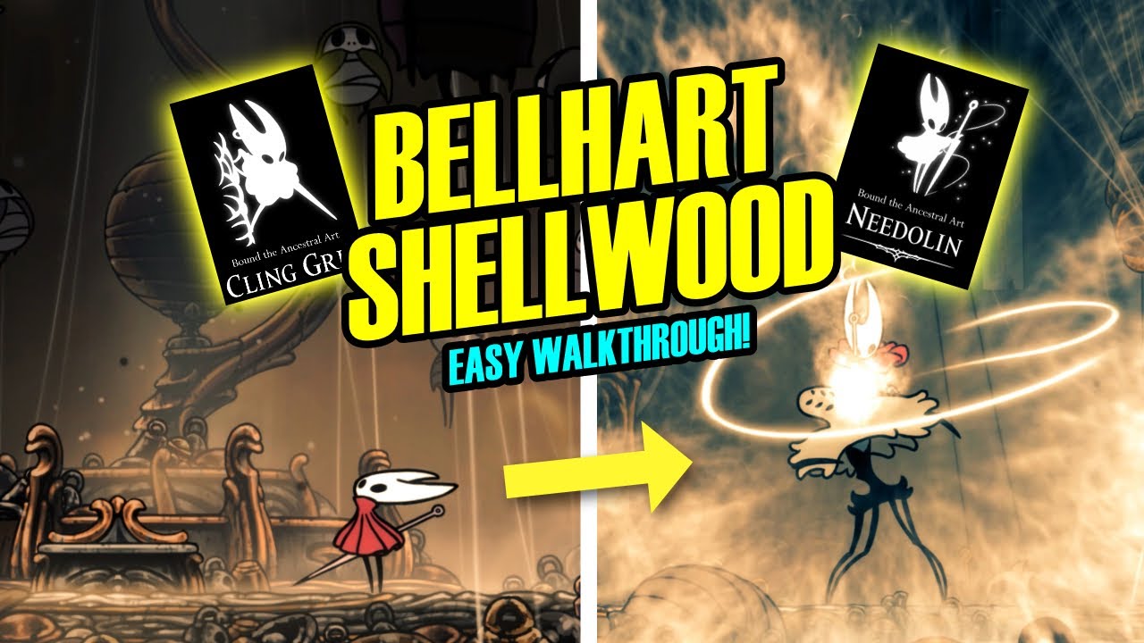 EASY Bellhart and Shellwood Walkthrough! | Hollow Knight Silksong