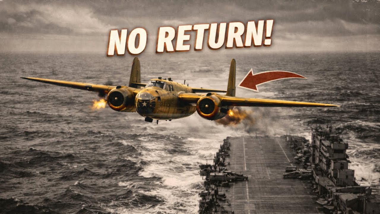 Doolittle Raid: 16 B-25s Launch From a Carrier for a High-Risk Victory 