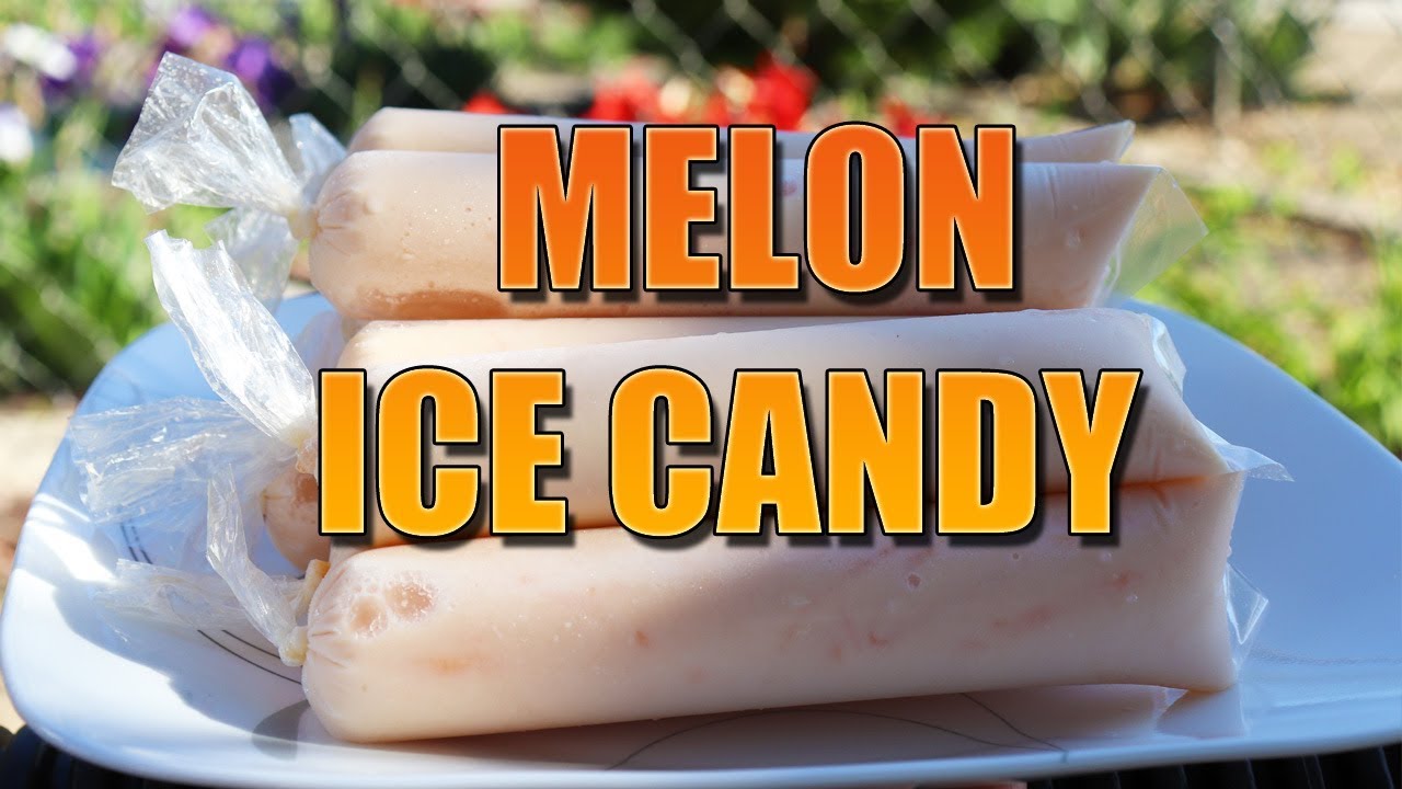 Melon ice candy (Secret sa malambot na ice candy)