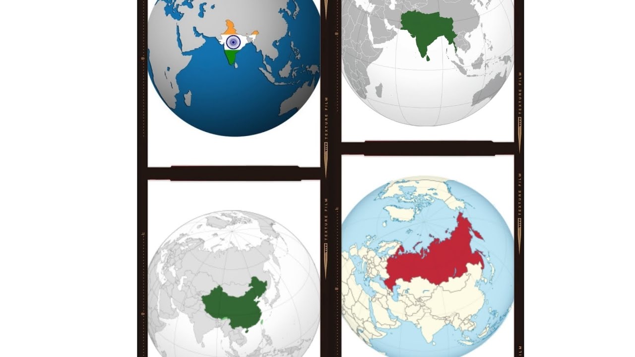 अखंड भारत VS भारत VS रूस VS चीन जमीन (एरिया) कंपैरिजन वीडियो #AKHAND BHARAT #BHARAT #RUSSIA #CHINA..