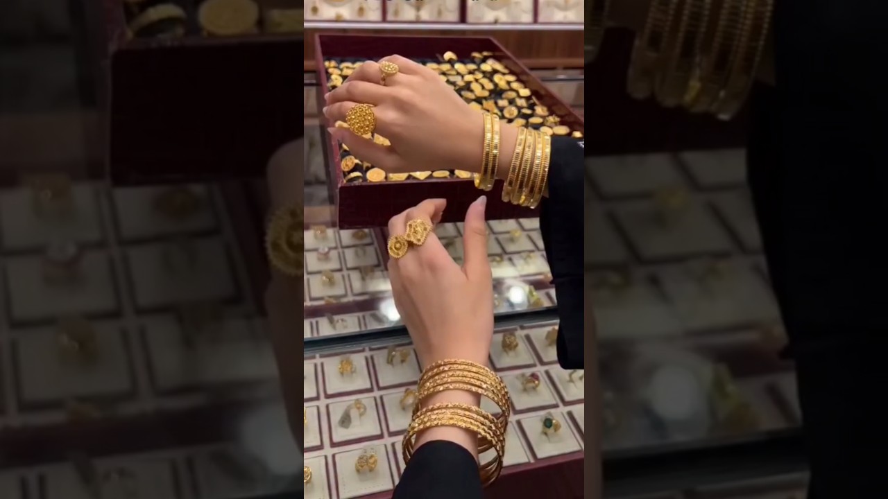 Turkish Gold Bangles | Luxury 22K Gold Jewellery Design 