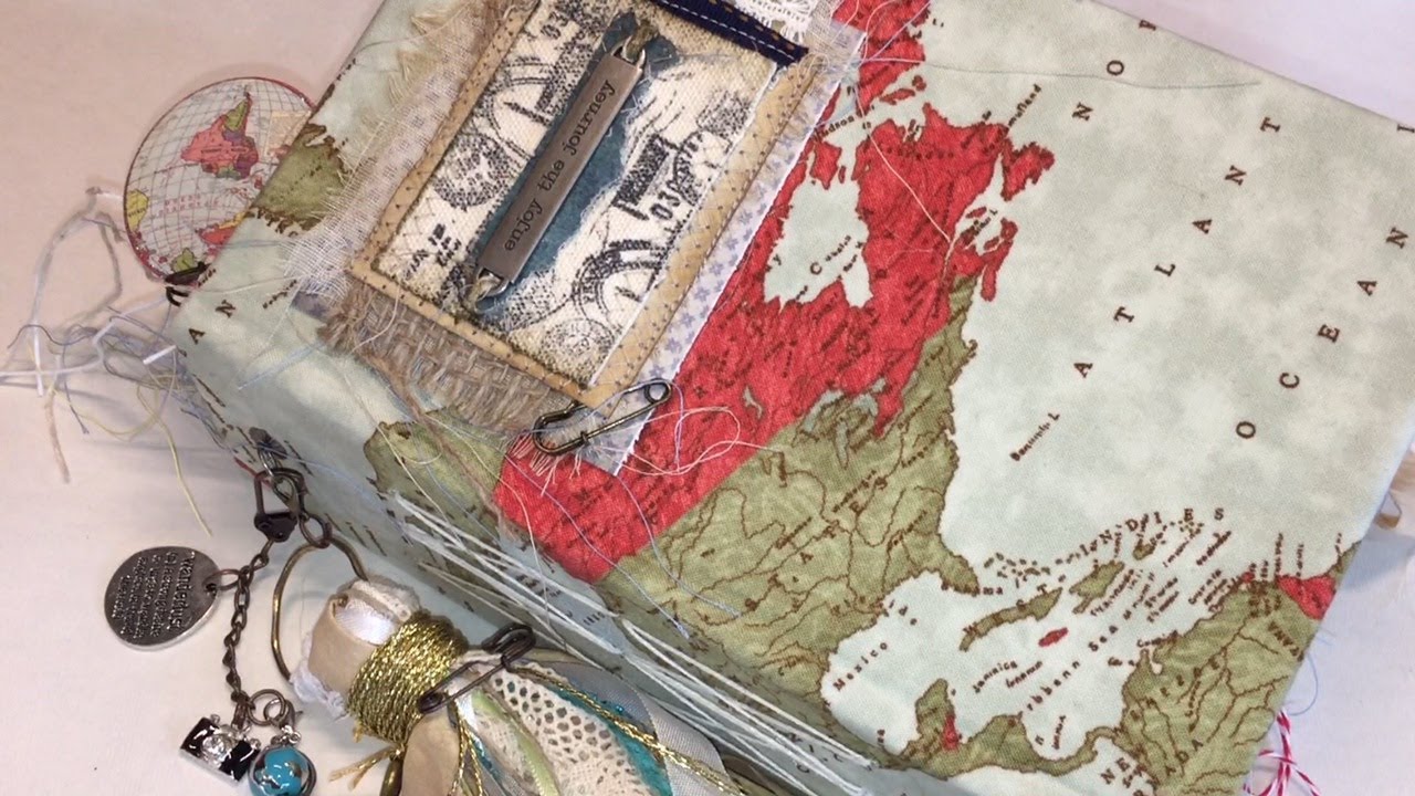 Enjoy the Journey // Travel Junk Journal / Etsy listed journal| I'm A Cool Mom