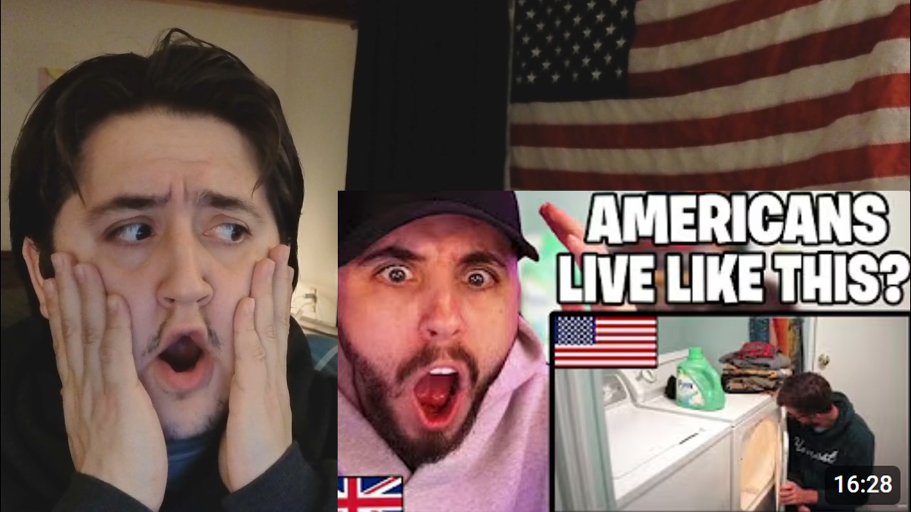American Reacts to Brit's Reaction to What shocks Europeans about American homes!