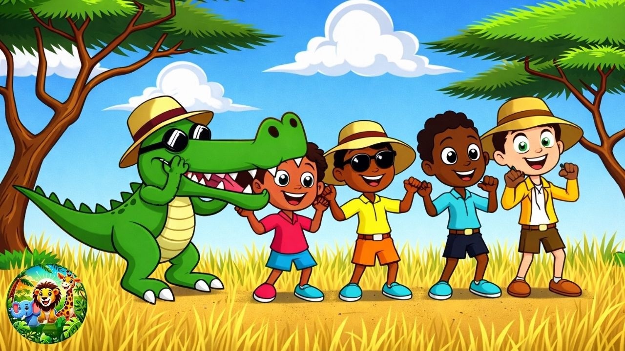 DANCE & MOVE WITH THE CROCODILE | Kids Safari Dance Song