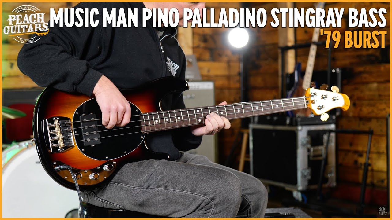Music Man Pino Palladino StingRay Bass - Rosewood - '79 Burst