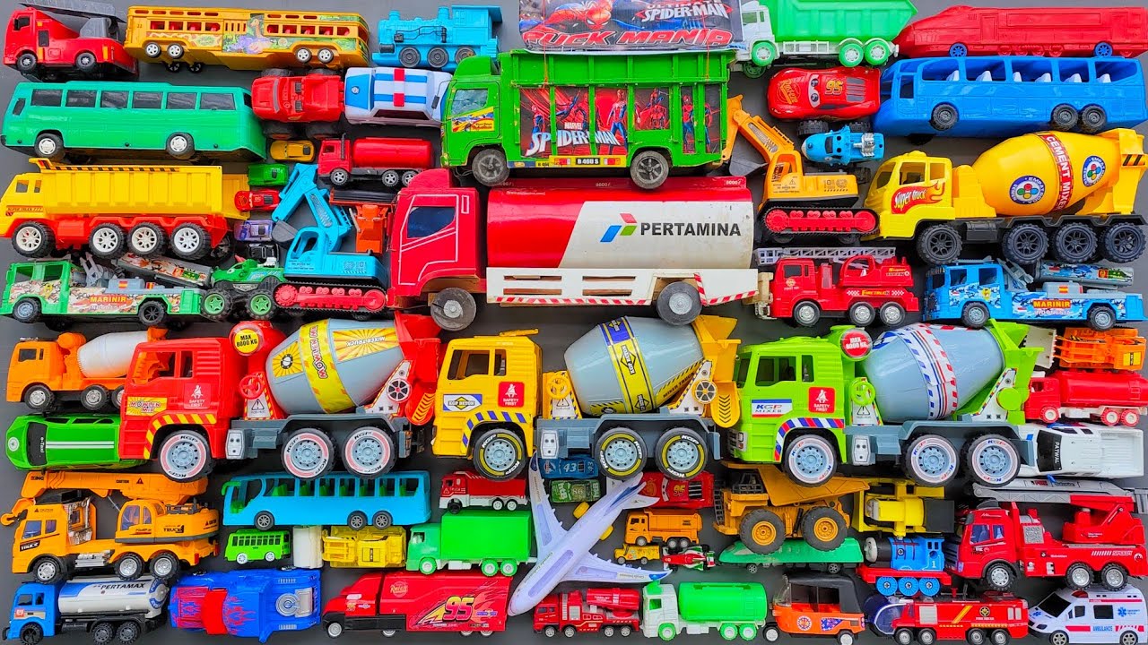 Mobil Mobilan Truk Oleng , Mobil Truk Molen, Ambulance, Mobil Balap, Truk Kontainer, Kereta Thomas