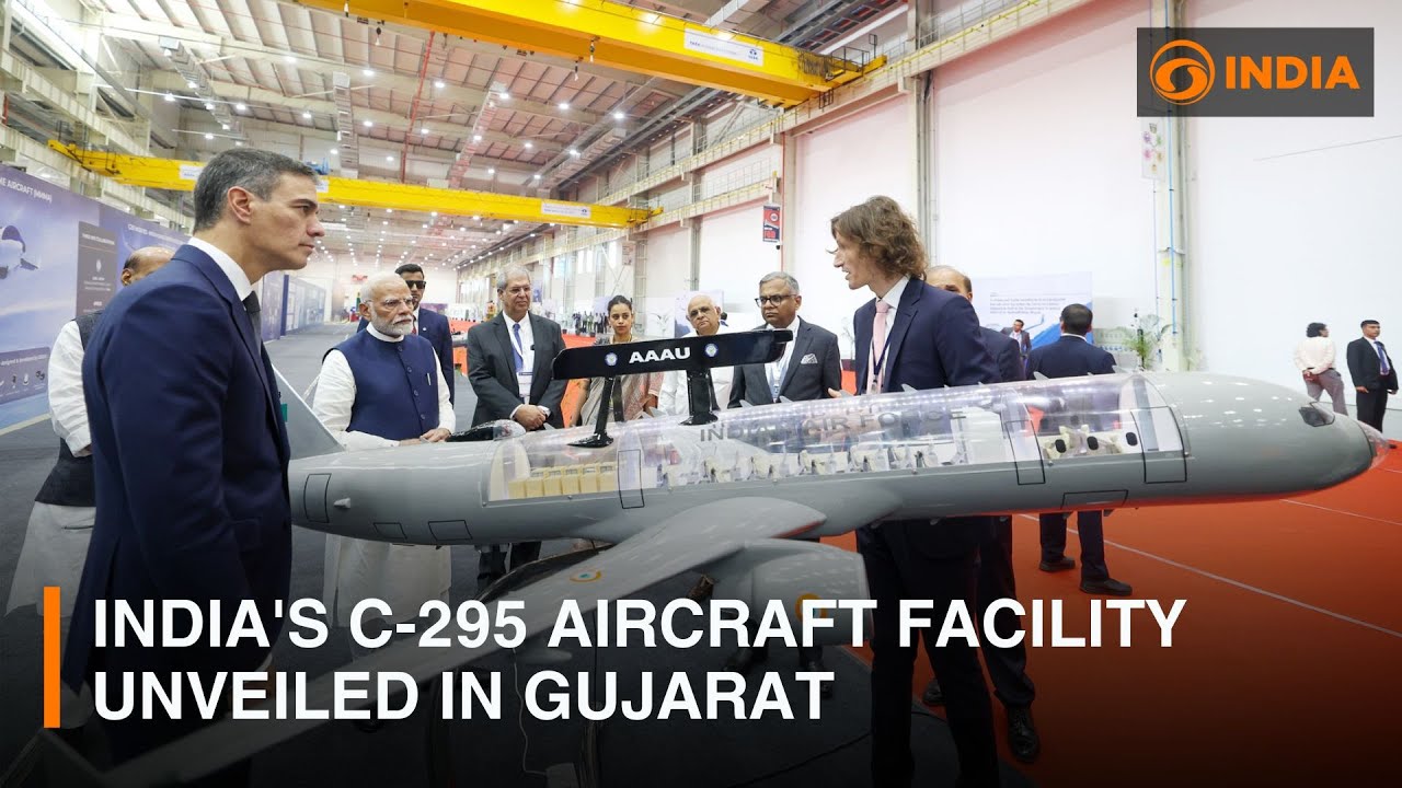 India's C-295 aircraft manufacturing facility unveiled in Gujarat