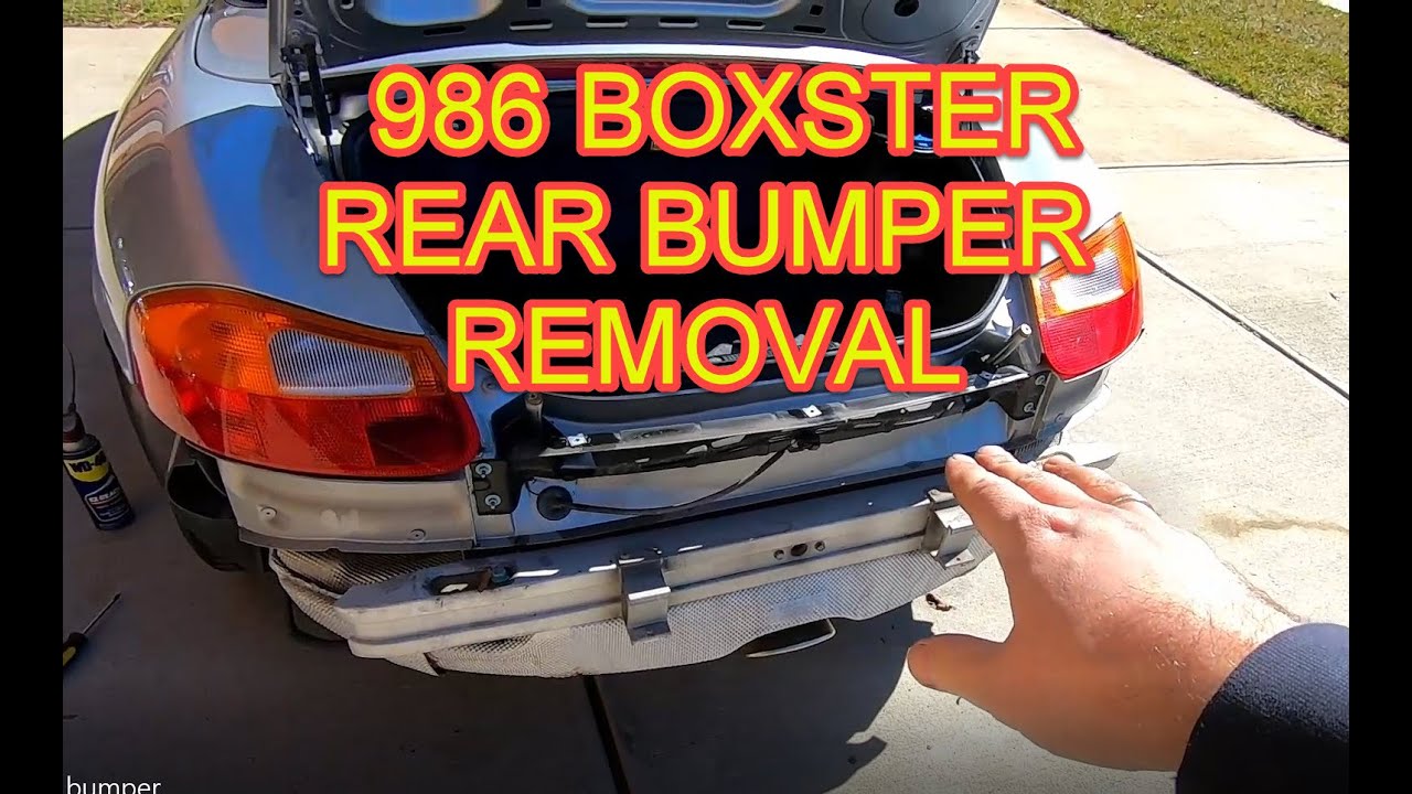 97-04 Porsche Boxster 986 Rear Bumper Removal DIY