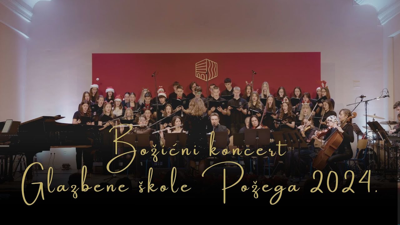 Božićni koncert Glazbene škole Požega 2024.